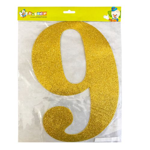 Painel-Numero-9-Eva-Dourado-com-Glitter---Piffer
