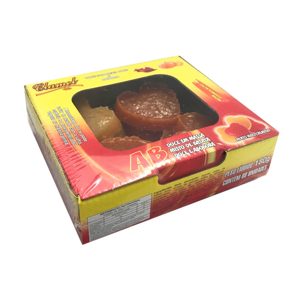 Caixa-Doce-de-Abobora-e-Batata-Doce-c-8-Unid.---Clamel Caixa-Doce-de-Abobora-e-Batata-Doce-c-8-Unid.---Clamel