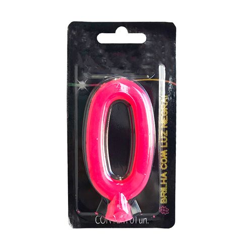Vela-Neon-Pink-Numero-0----Festcolor