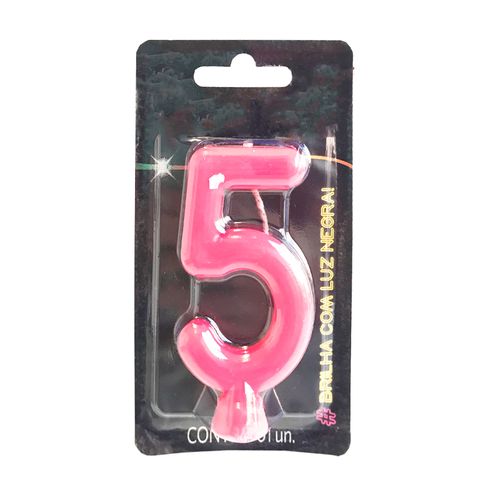 Vela-Neon-Pink-Numero-5---Festcolor