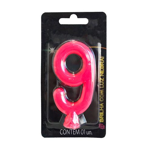 Vela-Neon-Pink-Numero-9---Festcolor