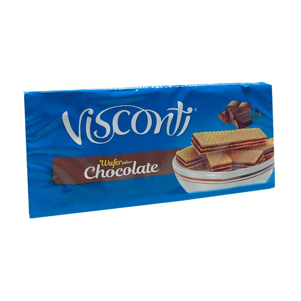 Biscoito-Wafer-Chocolate-120Gr---Visconti Biscoito-Wafer-Chocolate-120Gr---Visconti