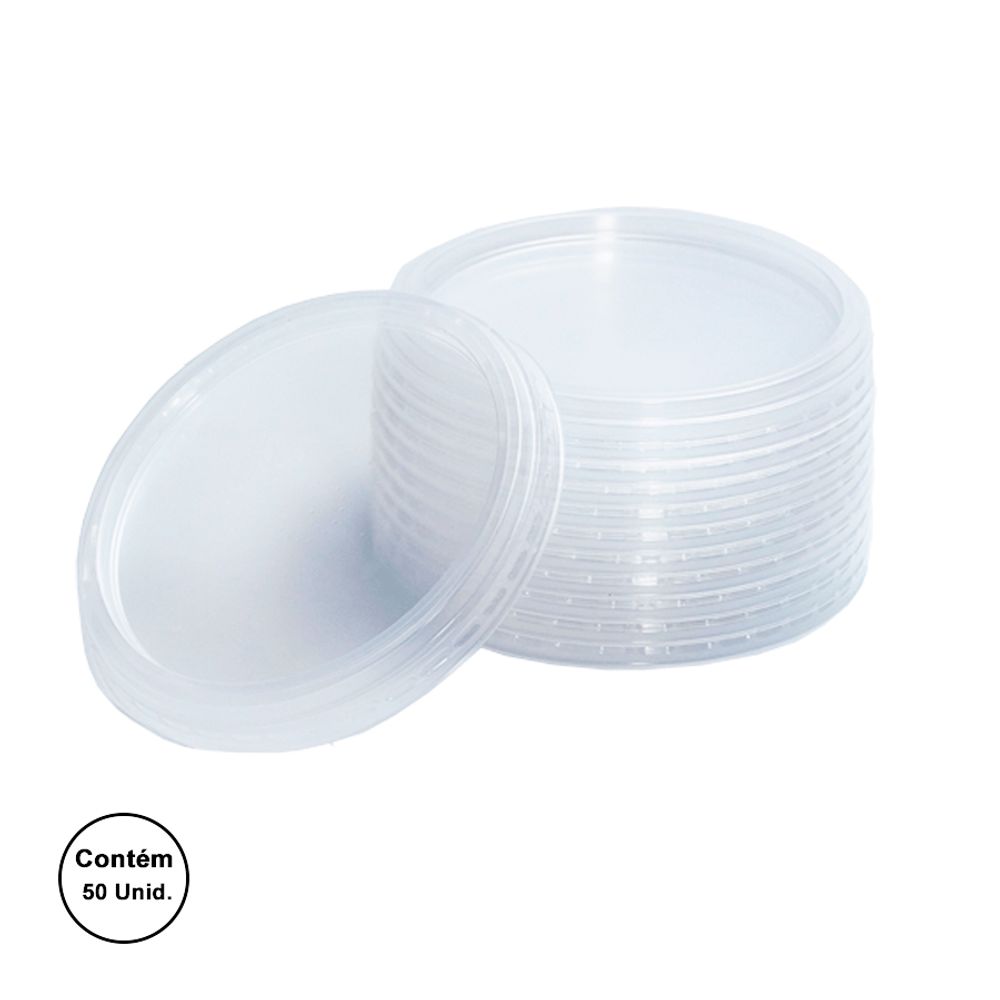 Tampa-Transparente-Lisa-300Ml-c-50-Unid.---Altacoppo Tampa-Transparente-Lisa-300Ml-c-50-Unid.---Altacoppo