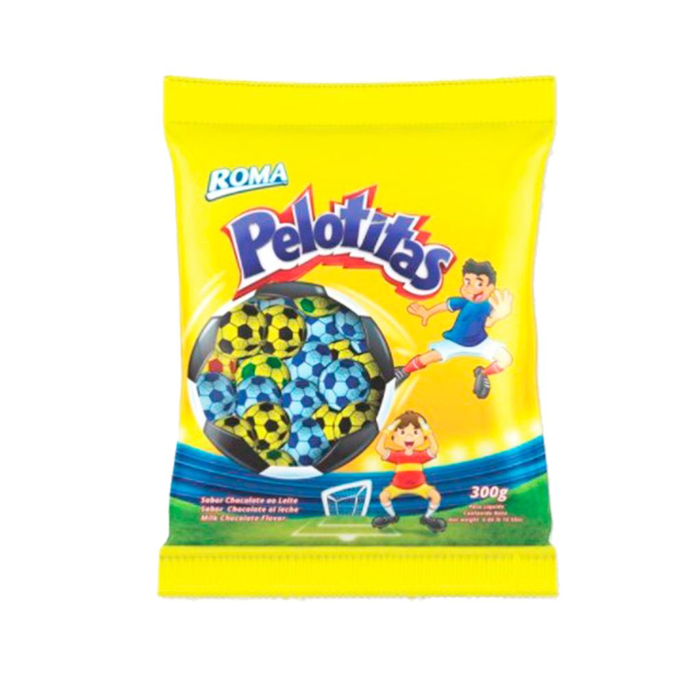 Chocolate-Sabor-ao-Leite-Pelotitas-300Gr---Roma-Chocolates Chocolate-Sabor-ao-Leite-Pelotitas-300Gr---Roma-Chocolates