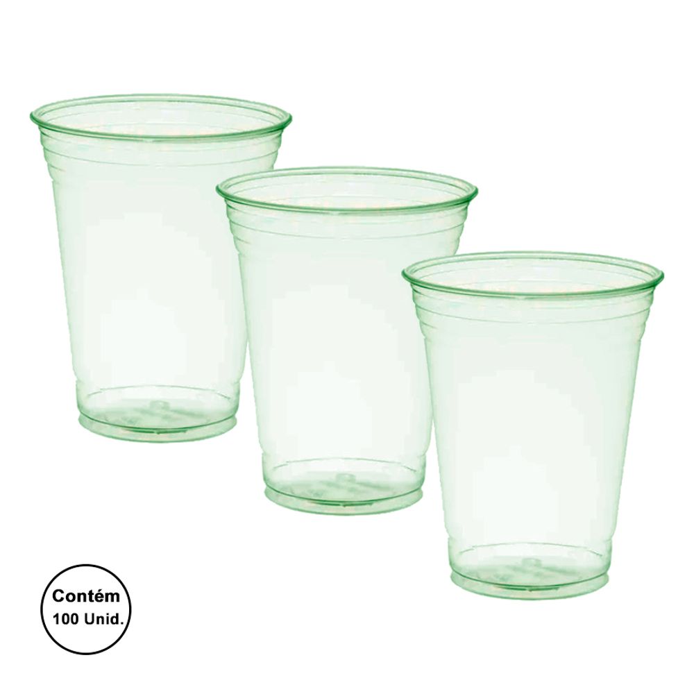 Copo-Plastico-Biodegradaveis-300Ml-c-100-Unid.---Ecocoppo Copo-Plastico-Biodegradaveis-300Ml-c-100-Unid.---Ecocoppo