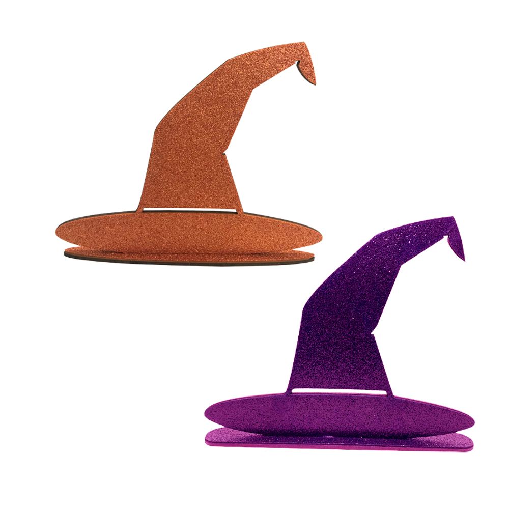 Decoracao-Halloween-Chapeus-de-Bruxa-MDF-Sortido---Make-Festas Decoracao-Halloween-Chapeus-de-Bruxa-MDF-Sortido---Make-Festas