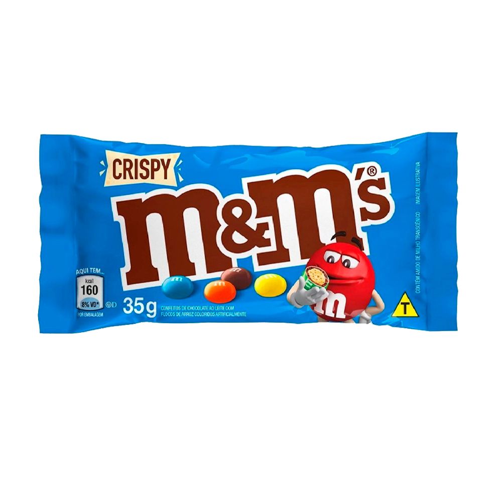 Confeitos-de-Chocolate-ao-Leite-M-Ms-Crispy-35Gr---Mars Confeitos-de-Chocolate-ao-Leite-M-Ms-Crispy-35Gr---Mars