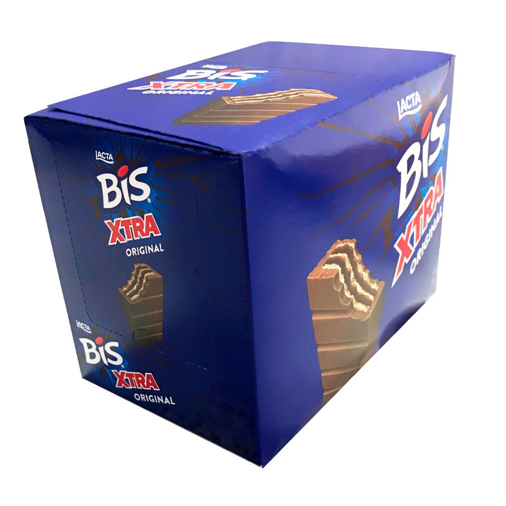 Chocolate-Bis-Xtra-ao-Leite-Original-c-24-Unid.-de-45Gr-Cada---Mondelez Chocolate-Bis-Xtra-ao-Leite-Original-c-24-Unid.-de-45Gr-Cada---Mondelez