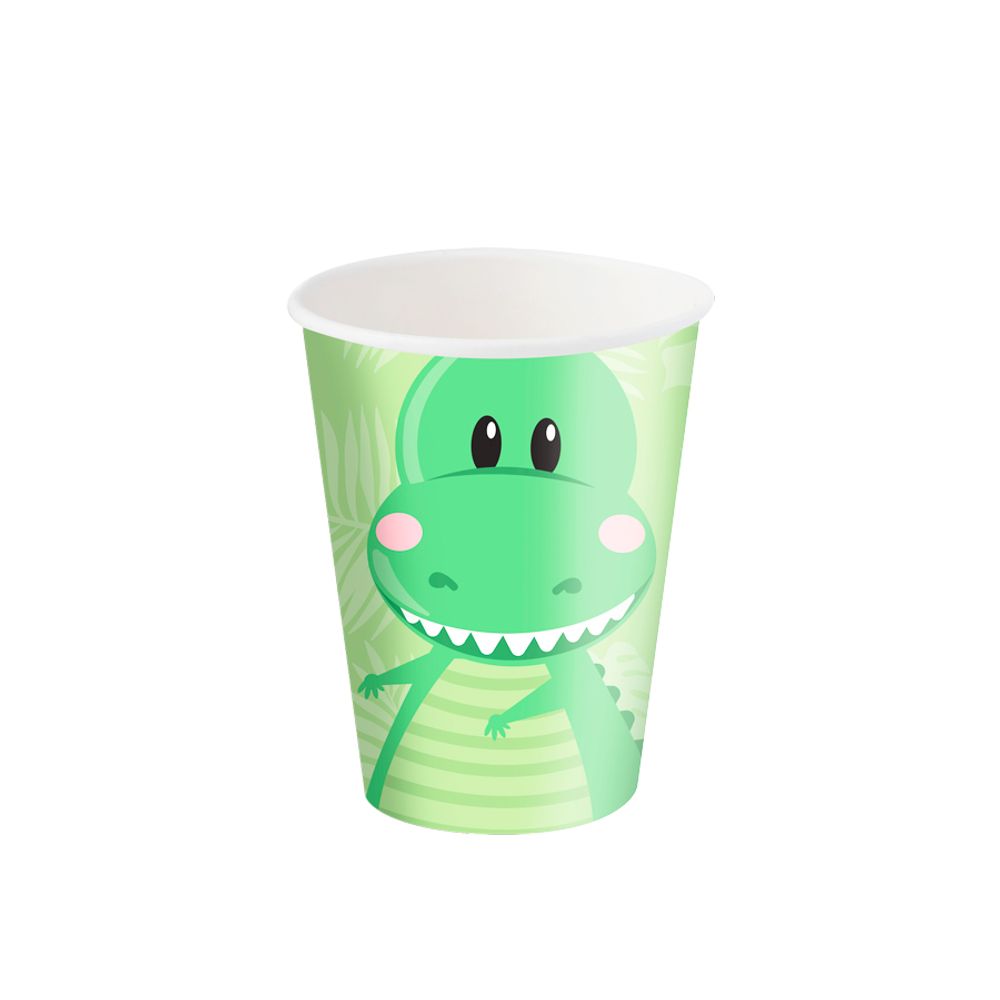 Copo-Decorativo-Tema-Dino-Baby-c-8-Unid.---Festcolor Copo-Decorativo-Tema-Dino-Baby-c-8-Unid.---Festcolor