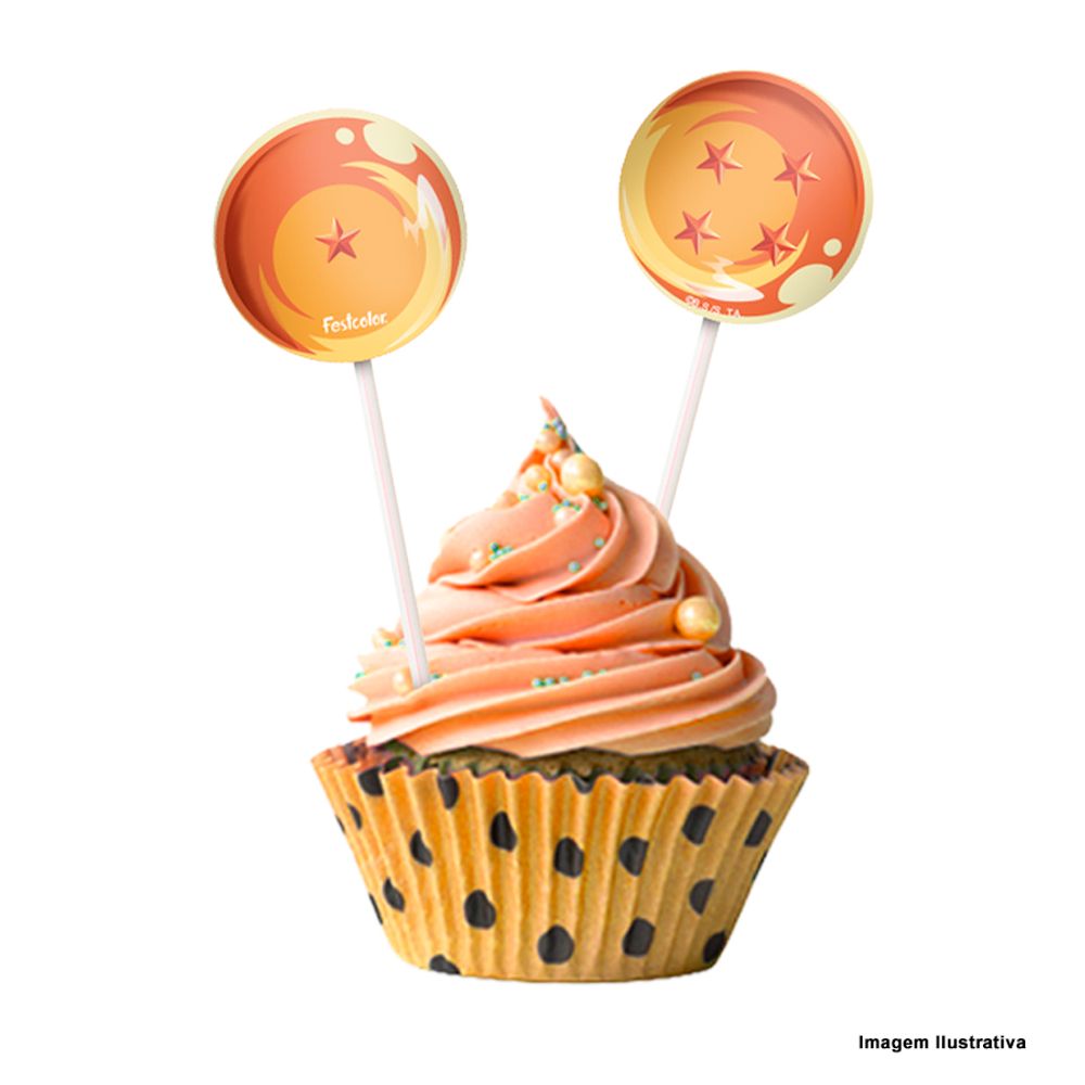 Bandeirinha-para-Docinhos-Tema-Dragon-Ball-c--8-Unid.---Festcolor Bandeirinha-para-Docinhos-Tema-Dragon-Ball-c--8-Unid.---Festcolor