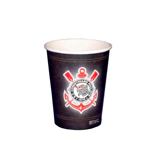 Copo-Decorativo-Tema-Corinthians-c-8-Unid.---Festcolor