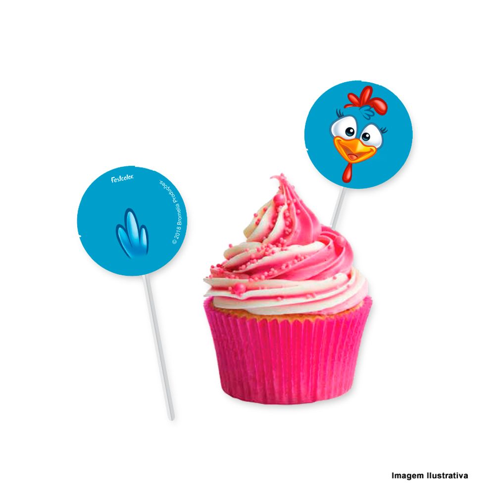 Bandeirinha-para-Docinho-Tema-Galinha-Pintadinha-c-8-Unid.---Festcolor Bandeirinha-para-Docinho-Tema-Galinha-Pintadinha-c-8-Unid.---Festcolor