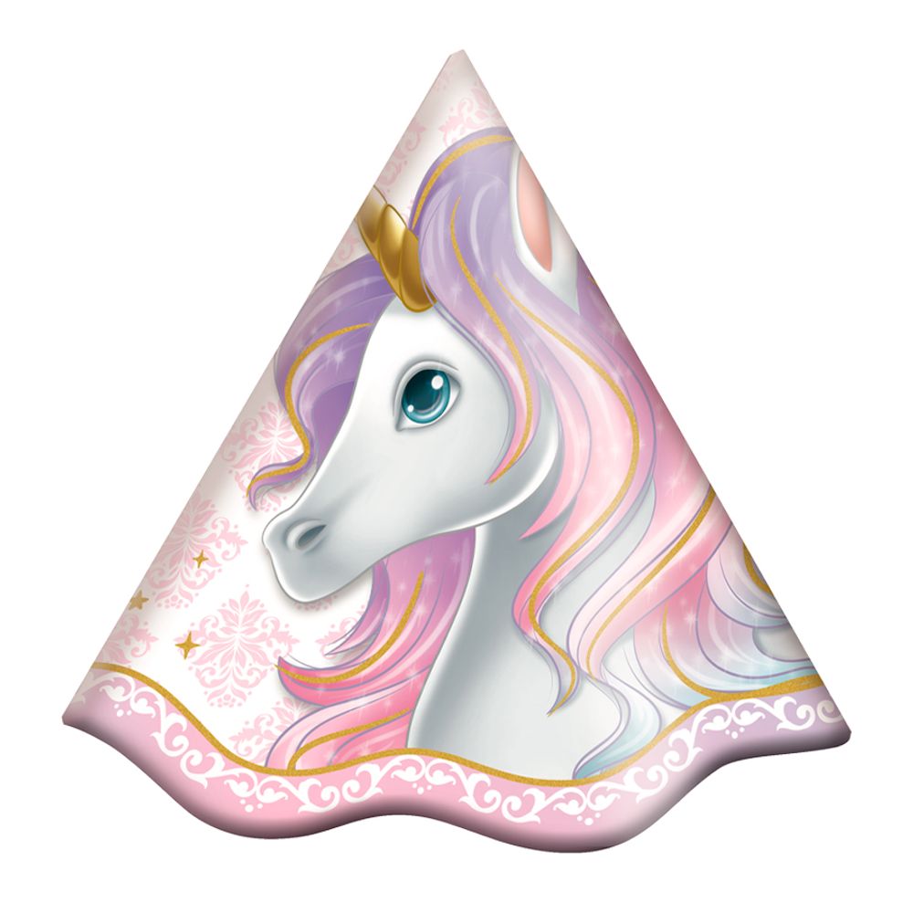 Chapeu-Decorativo-Tema-Unicornio-c-8-Unid.---Festcolor Chapeu-Decorativo-Tema-Unicornio-c-8-Unid.---Festcolor