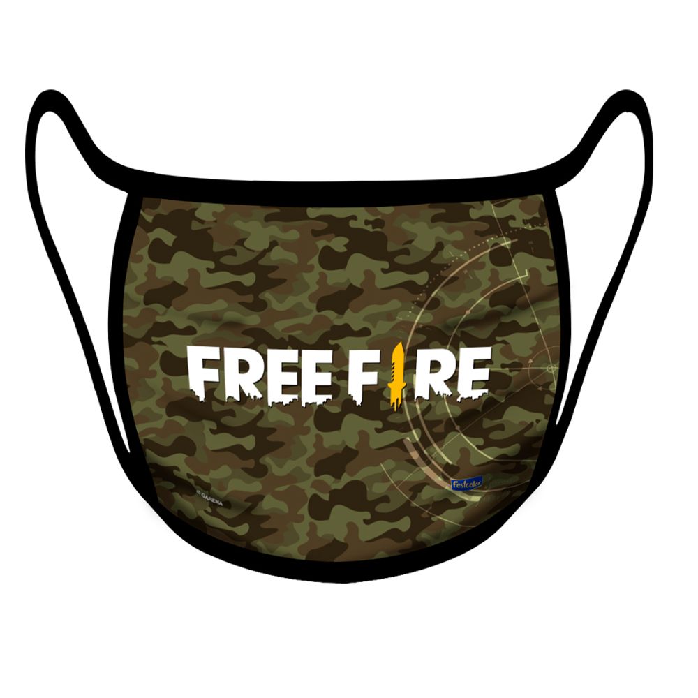 Mascara-de-Protecao-Tema-Free-Fire---Festcolor Mascara-de-Protecao-Tema-Free-Fire---Festcolor