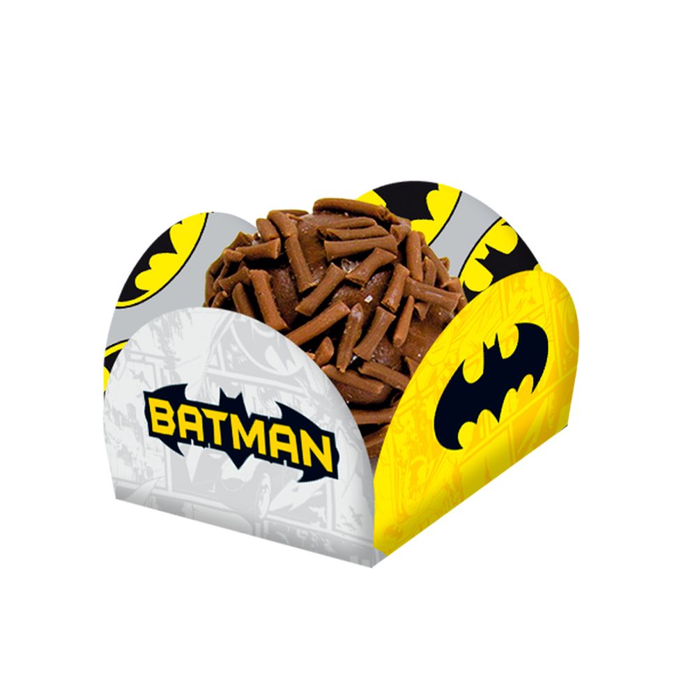 Porta-Forminha-Tema-Batman-c-40-Unid.---Festcolor Porta-Forminha-Tema-Batman-c-40-Unid.---Festcolor
