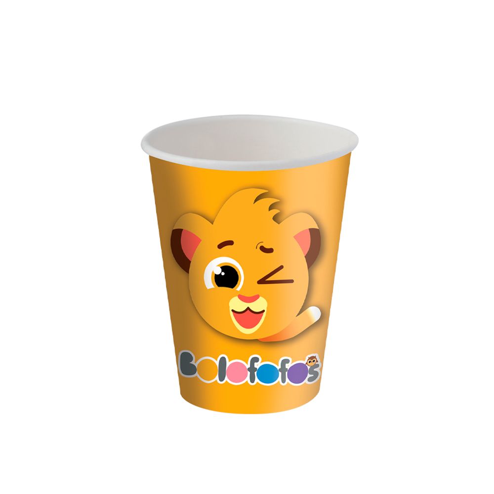 Copo-Decorativo-Tema-Bolofofos-c-8-Unid.---Festcolor Copo-Decorativo-Tema-Bolofofos-c-8-Unid.---Festcolor