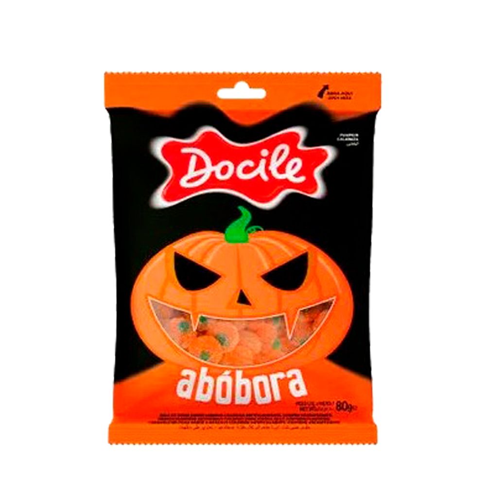 Bala-de-Goma-Abobora-80Gr---Docile Bala-de-Goma-Abobora-80Gr---Docile