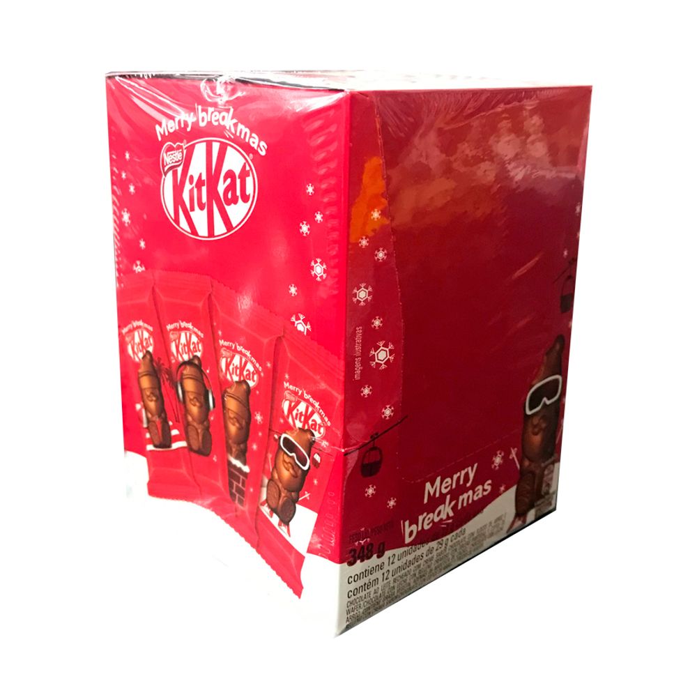 Chocolate-KitKat-Tema-Natal-c-12-Unid.---Nestle Chocolate-KitKat-Tema-Natal-c-12-Unid.---Nestle