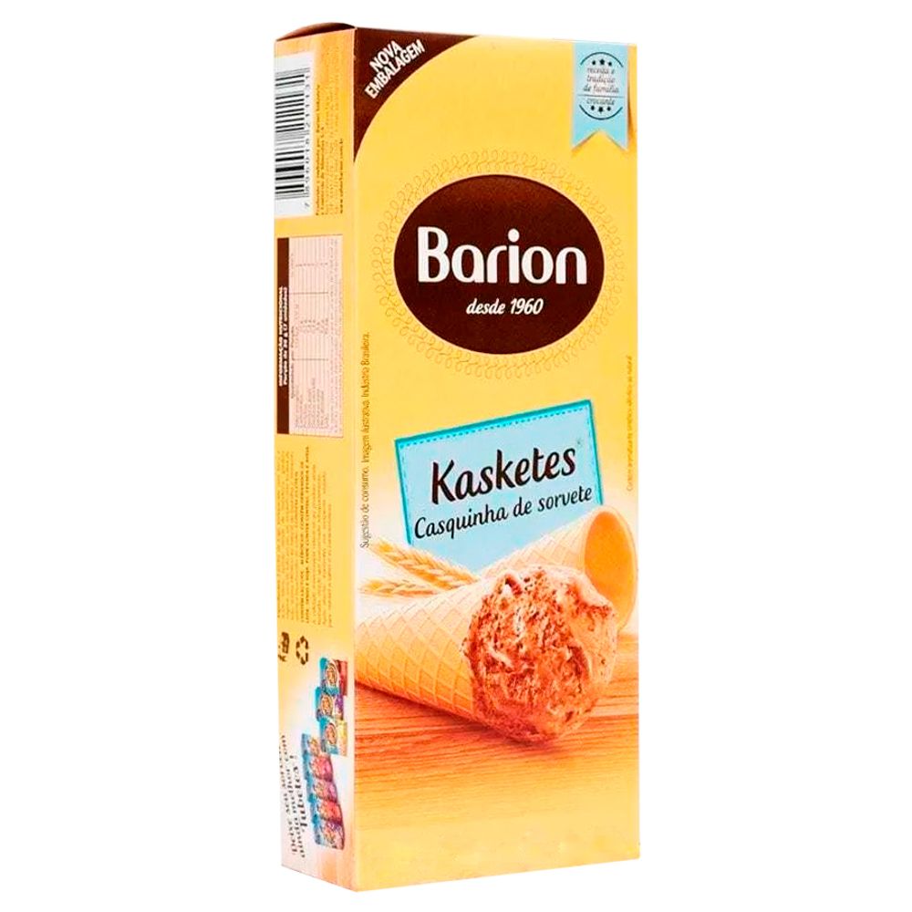 Casquinha-de-Sorvete-Kasketes-C-18-Unid.---Barion Casquinha-de-Sorvete-Kasketes-C-18-Unid.---Barion