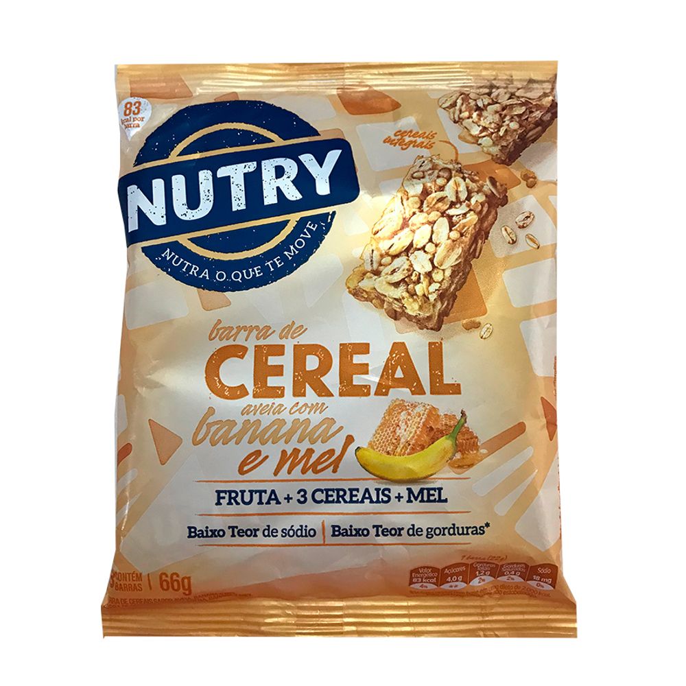 Barra-de-Cereal-Aveia-com-Banana-e-Mel-Nutry-C-3-Unid.---Nutrimental Barra-de-Cereal-Aveia-com-Banana-e-Mel-Nutry-C-3-Unid.---Nutrimental