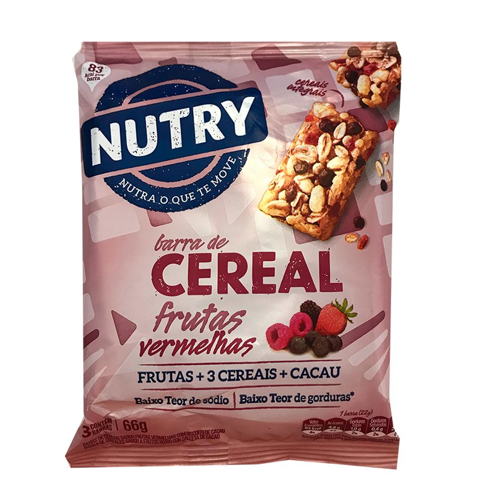 Barra-Cereal-Frutas-Vermelhas-Nutry-C-3-Unid.---Nutrimental Barra-Cereal-Frutas-Vermelhas-Nutry-C-3-Unid.---Nutrimental