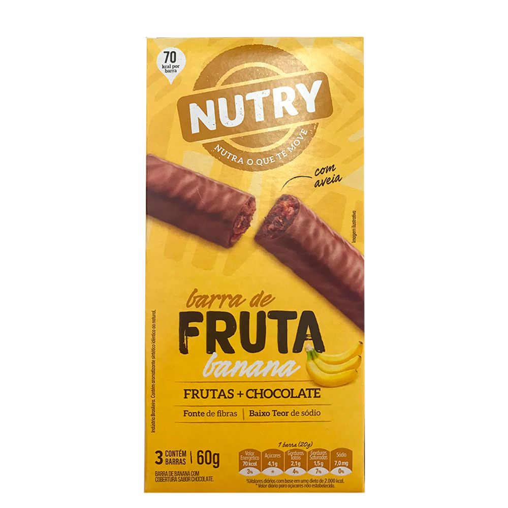 Barra-de-Fruta-Banana-com-Chocolate-Nutry-C-3-Unid.---Nutrimental Barra-de-Fruta-Banana-com-Chocolate-Nutry-C-3-Unid.---Nutrimental