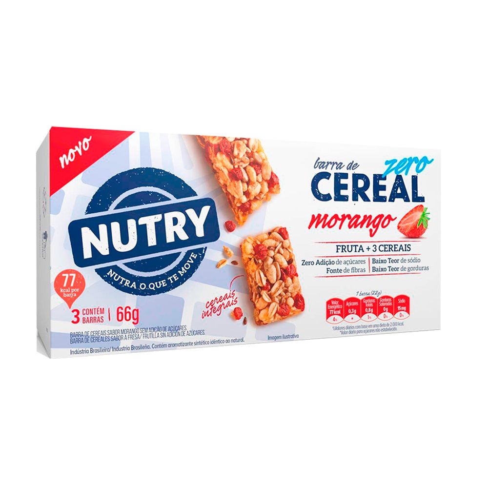 Barra-Cereal-Zero-sabor-Morango-Nutry-c-2-Unid.---Nutrimental Barra-Cereal-Zero-sabor-Morango-Nutry-c-2-Unid.---Nutrimental