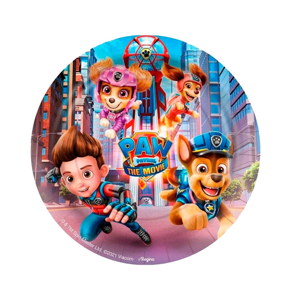 Prato-Decorativo-tema-Patrulha-Canina-c-12-Unid.---Regina Prato-Decorativo-tema-Patrulha-Canina-c-12-Unid.---Regina