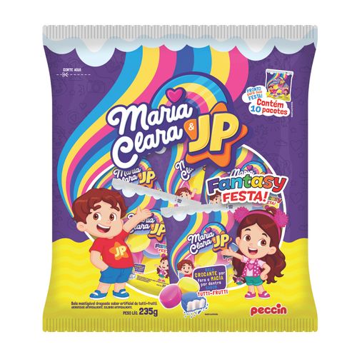 Bala-Mastigavel-Sabor-Tutti---Frutti-Fantasy-tema-Maria-Clara-e-JP-235Gr---Peccin