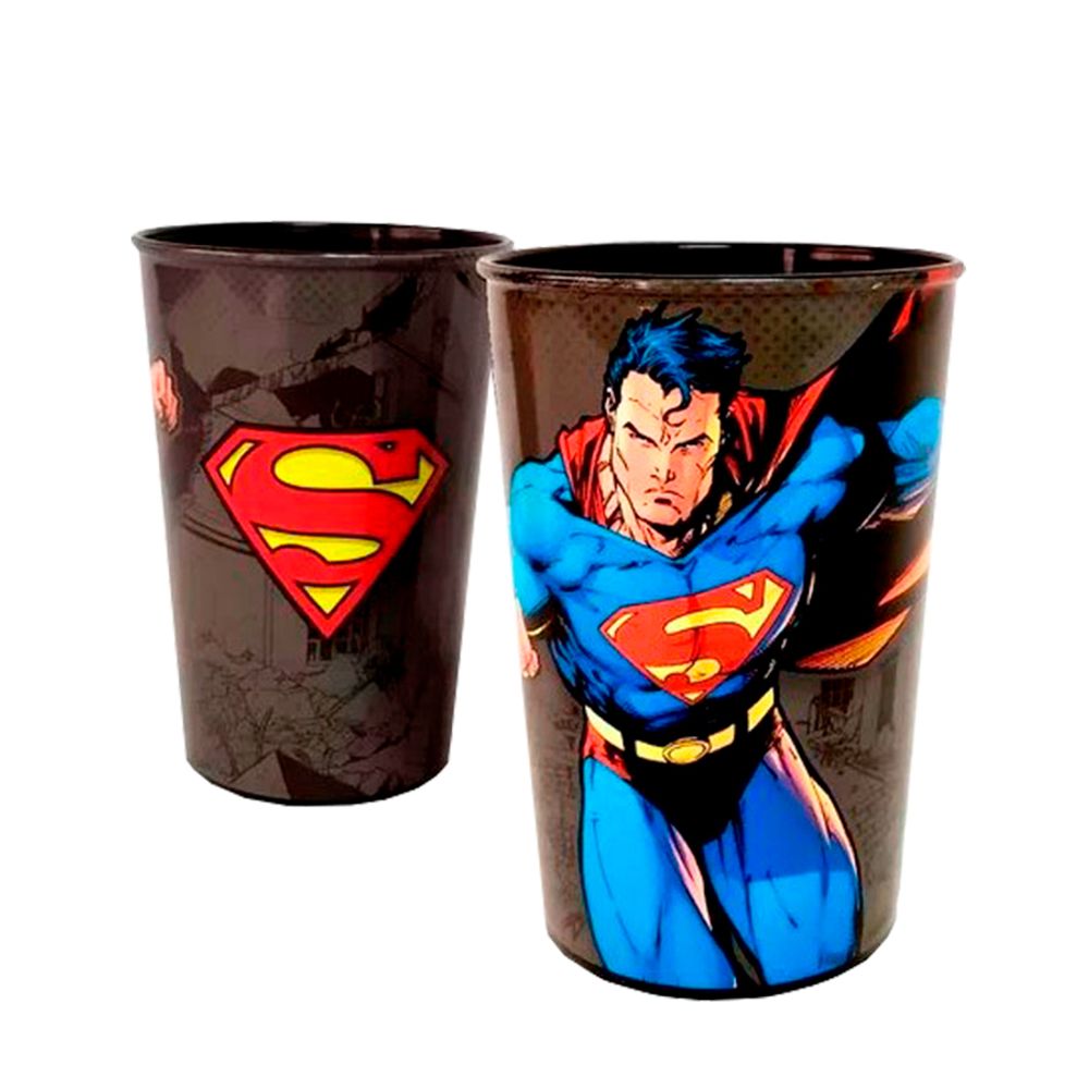Copo-Plastico-tema-Superman-320Ml---Plasutil Copo-Plastico-tema-Superman-320Ml---Plasutil