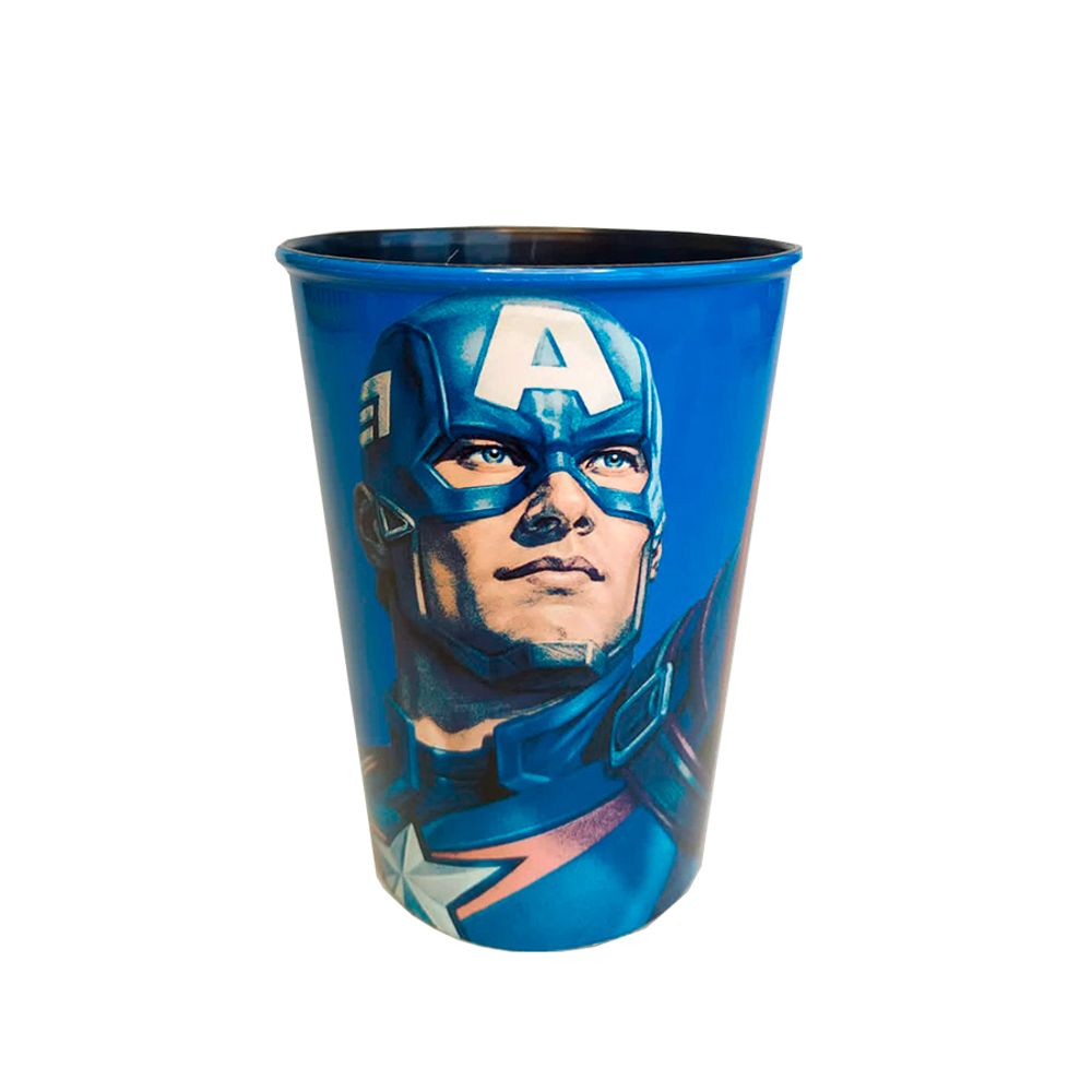 Copo-Plastico-tema-Capitao-America-320Ml---Plasutil Copo-Plastico-tema-Capitao-America-320Ml---Plasutil