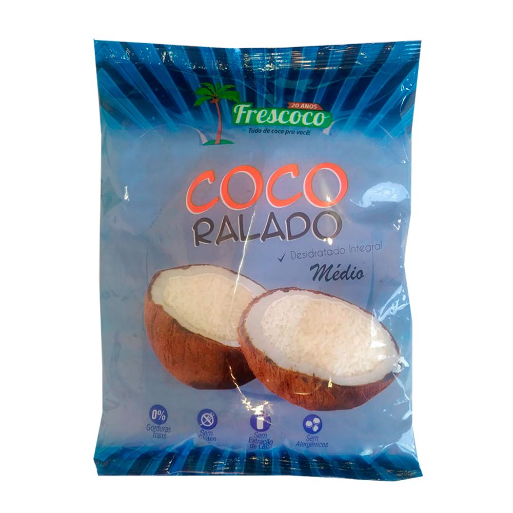 Coco-Ralado-Medio-Desidratado-Integral-500Gr---Frescoco Coco-Ralado-Medio-Desidratado-Integral-500Gr---Frescoco