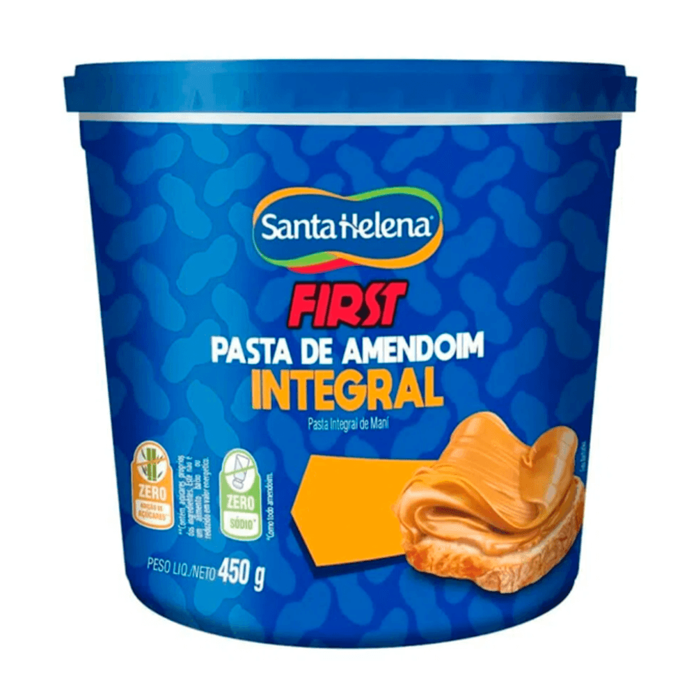 Pasta-de-Amendoim-First-450g---Santa-Helena Pasta-de-Amendoim-First-450g---Santa-Helena