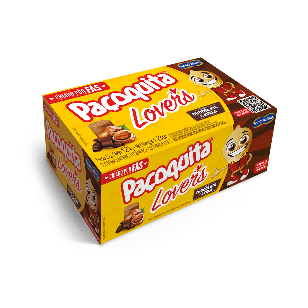 Pacoquita-Lovers-Chocolate-e--Avela-com-8-und--120g---Santa-Helena Pacoquita-Lovers-Chocolate-e--Avela-com-8-und--120g---Santa-Helena
