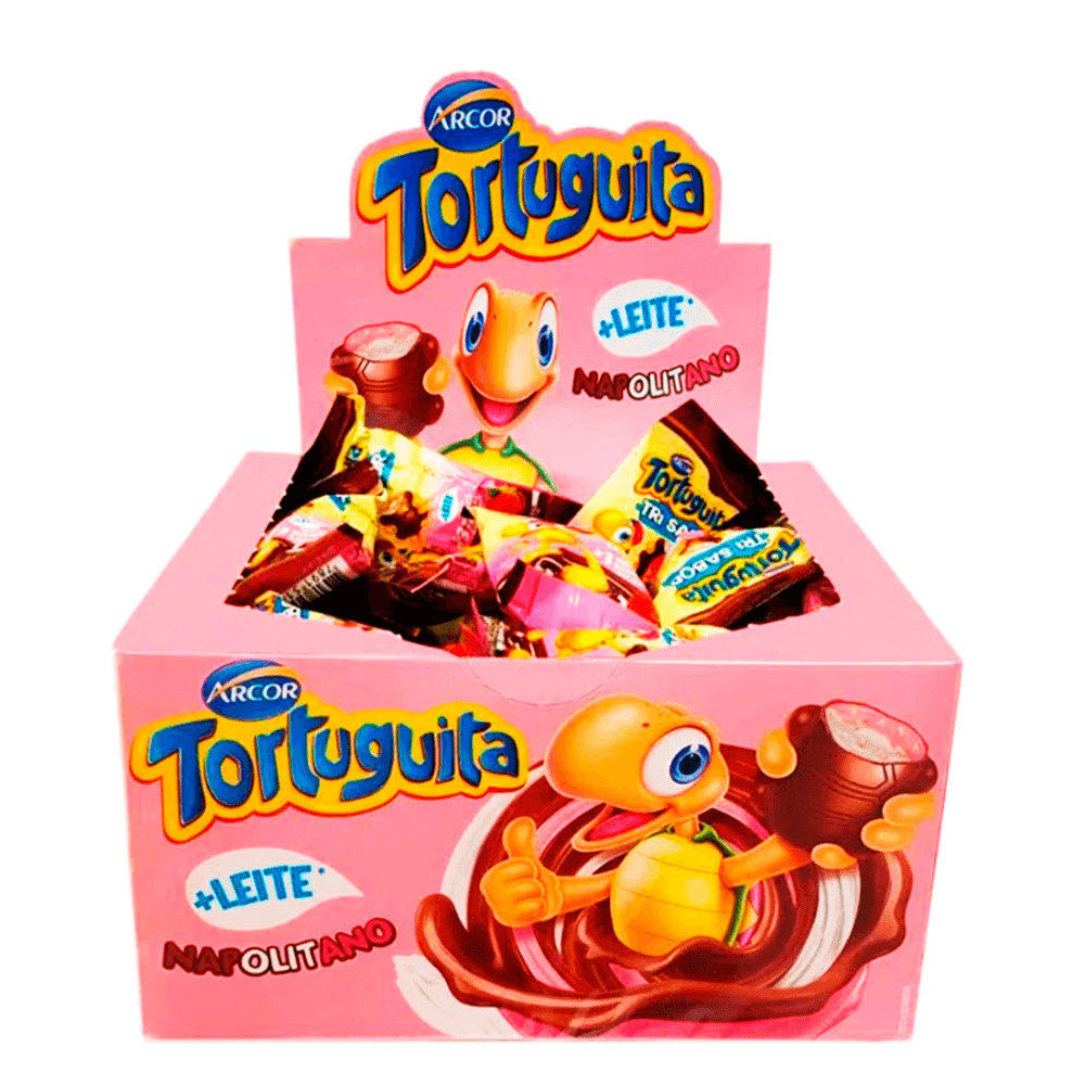 Chocolate-Tortuguita-Napolitano-24x15g---Arcor Chocolate-Tortuguita-Napolitano-24x15g---Arcor
