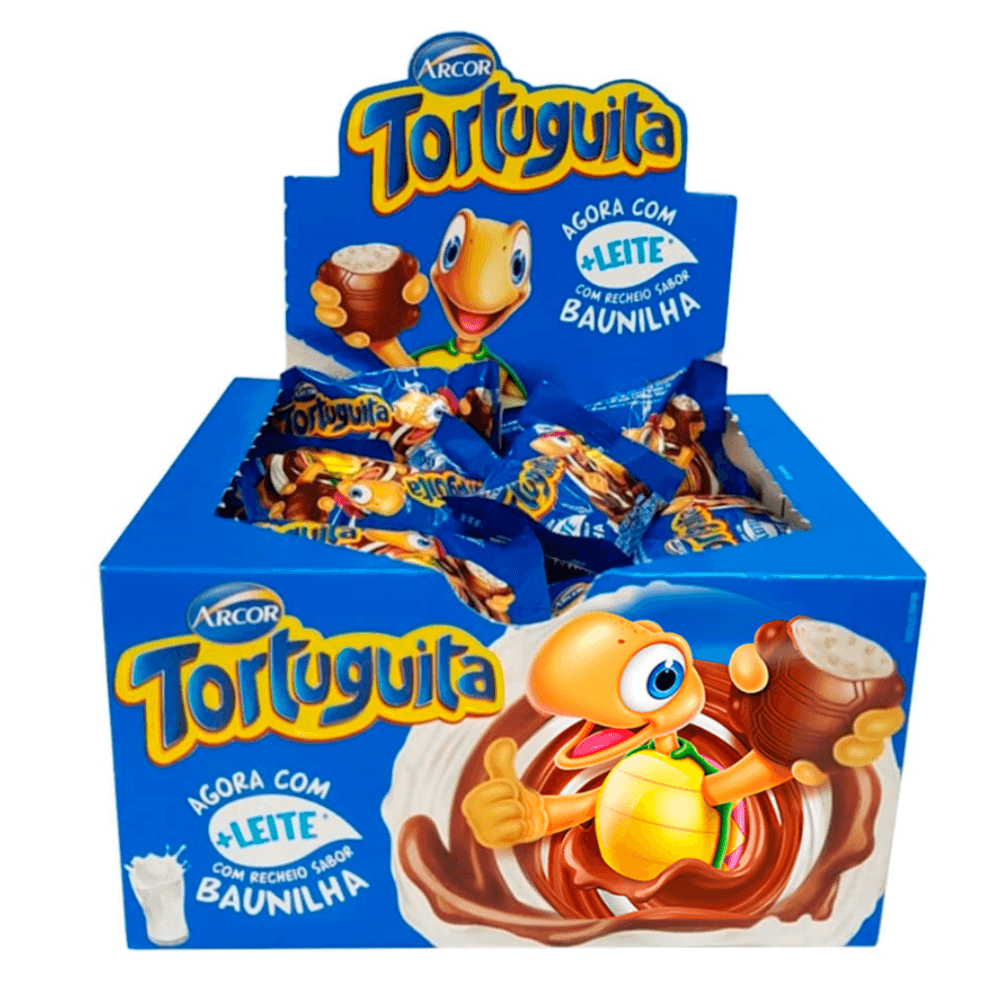 Chocolate-Tortuguita-ao-Leite-24x15g---Arcor Chocolate-Tortuguita-ao-Leite-24x15g---Arcor