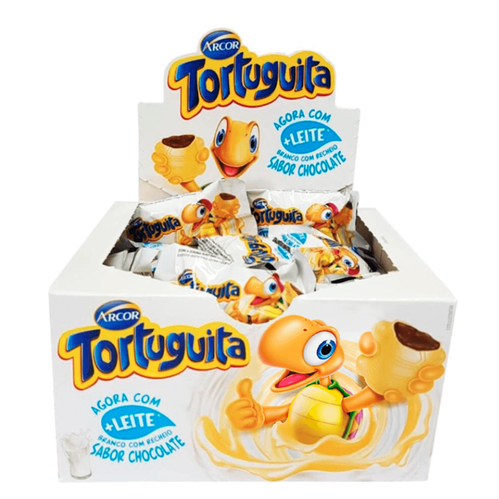 Chocolate-Tortuguita-Branco-24x15g---Arcor Chocolate-Tortuguita-Branco-24x15g---Arcor