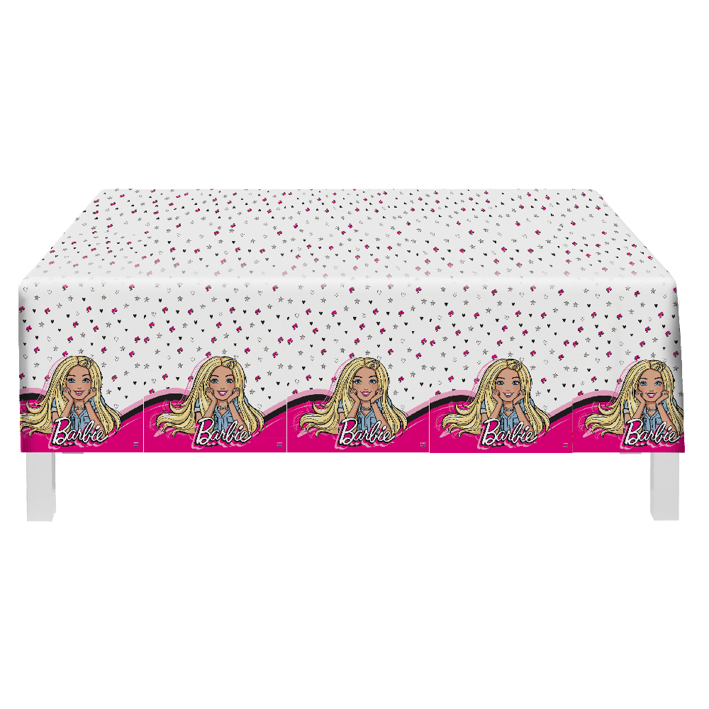 Toalha-de-Mesa-Barbie---Festcolor Toalha-de-Mesa-Barbie---Festcolor