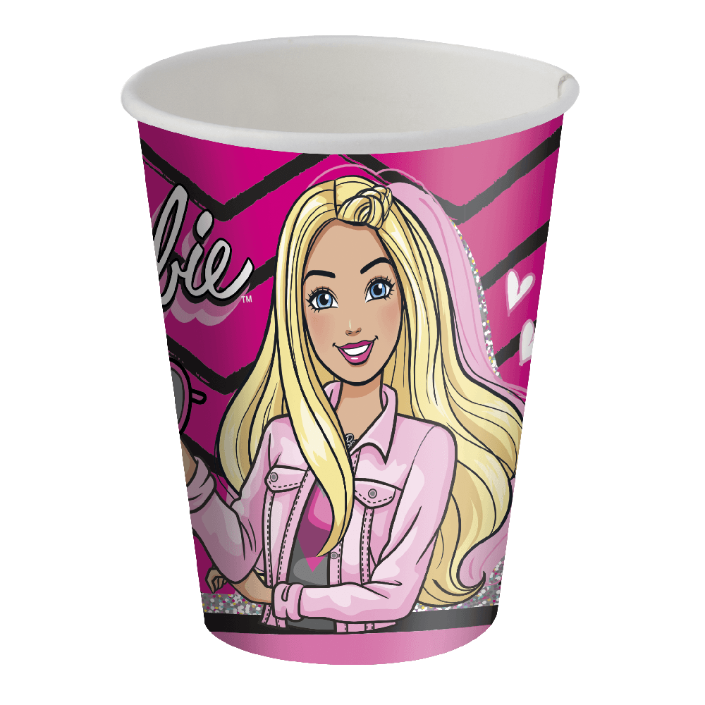 Copo-Barbie-Pacote-com-8-unidades---Festcolor Copo-Barbie-Pacote-com-8-unidades---Festcolor