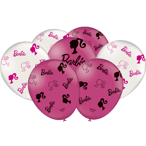 Balao-Barbie-Pacote-com-25-unidades---Festcolor