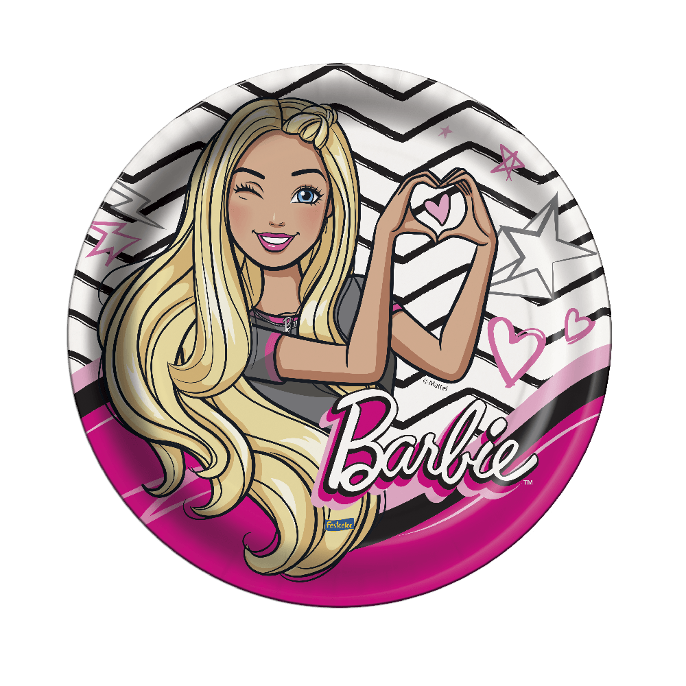 Topper para Bolo Barbie - 4 Unidades