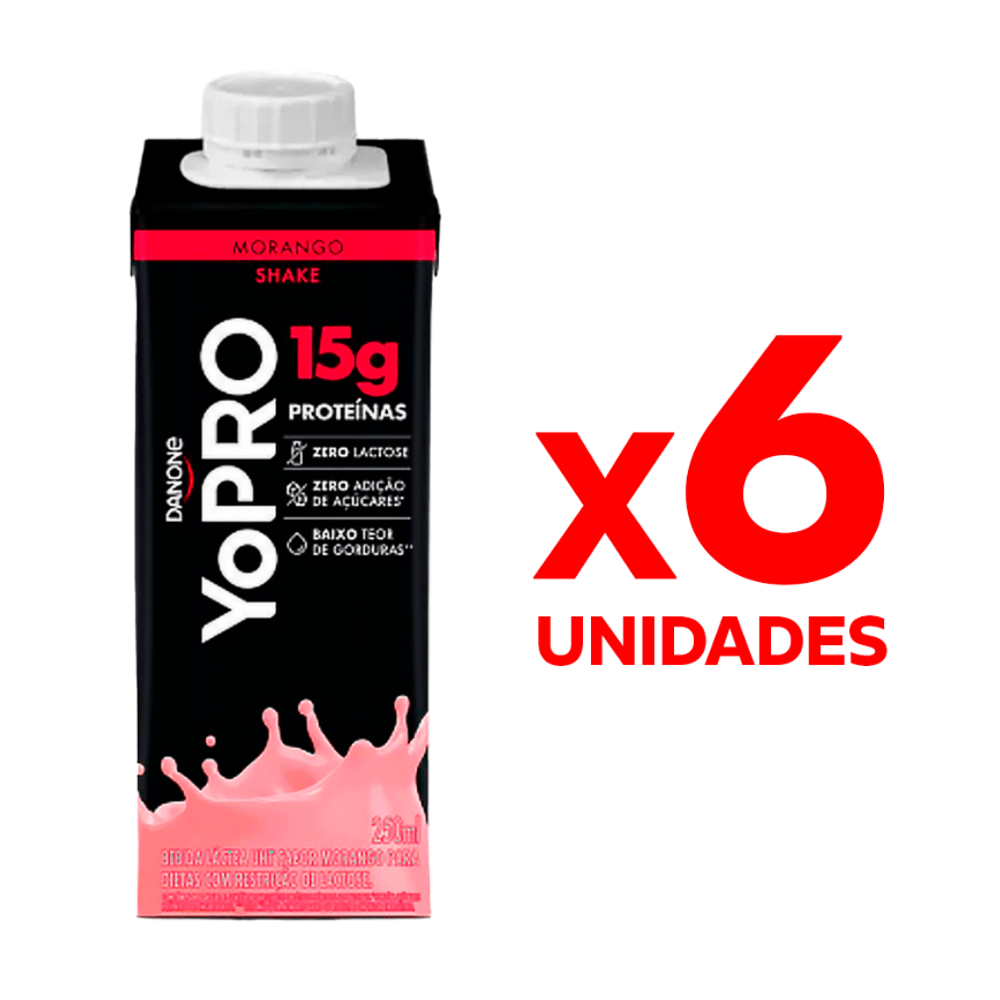 Kit-Bebida-Lactea-Yopro-Morango---6-unidades-de-250ml