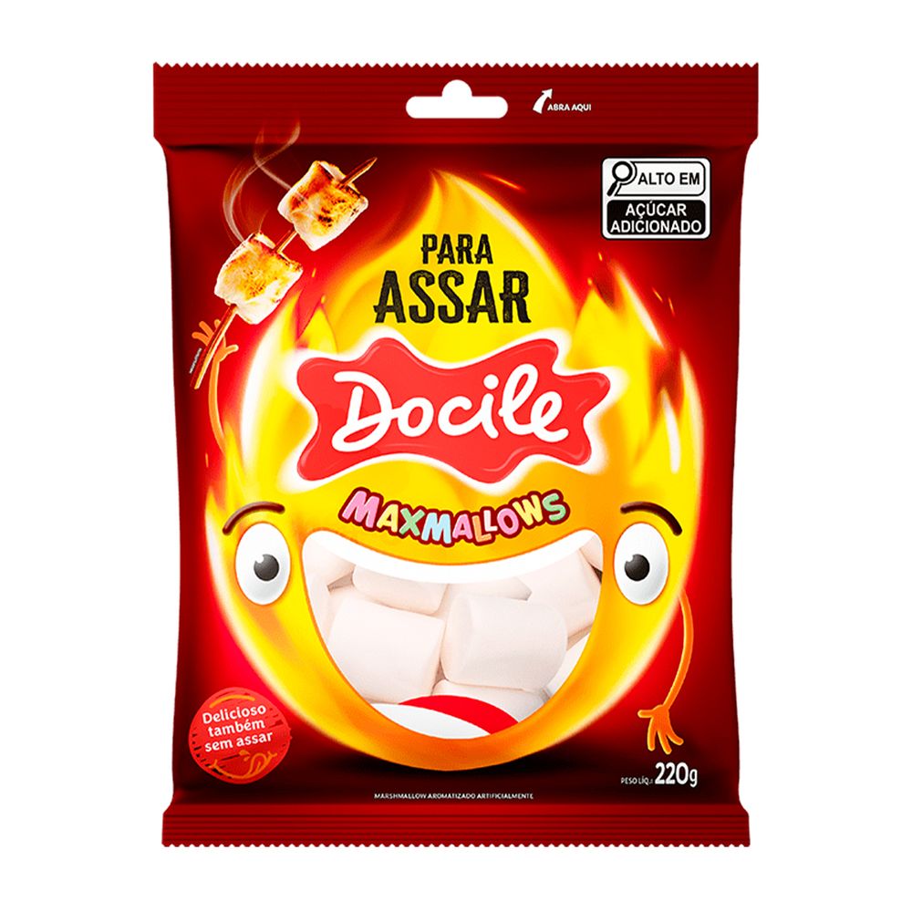 Maxmallows-para-assar-Docile-220g Maxmallows-para-assar-Docile-220g