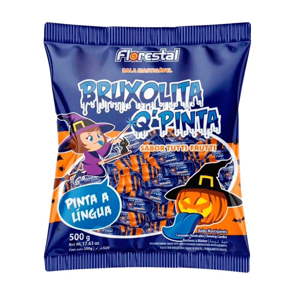 Bala-Bruxolito-Que-Pinta-500g--Florestal Bala-Bruxolito-Que-Pinta-500g--Florestal