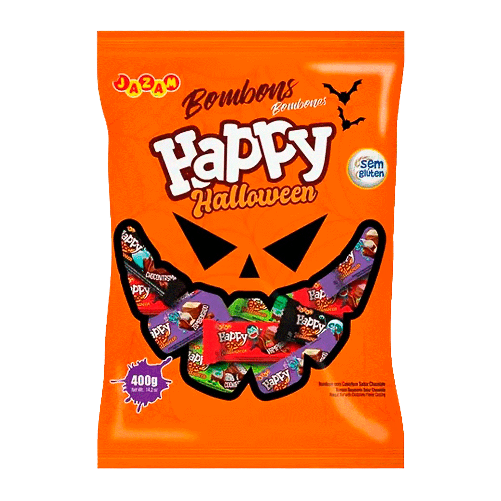 Bombom-Sortido-Halloween-400g--Jazam Bombom-Sortido-Halloween-400g--Jazam