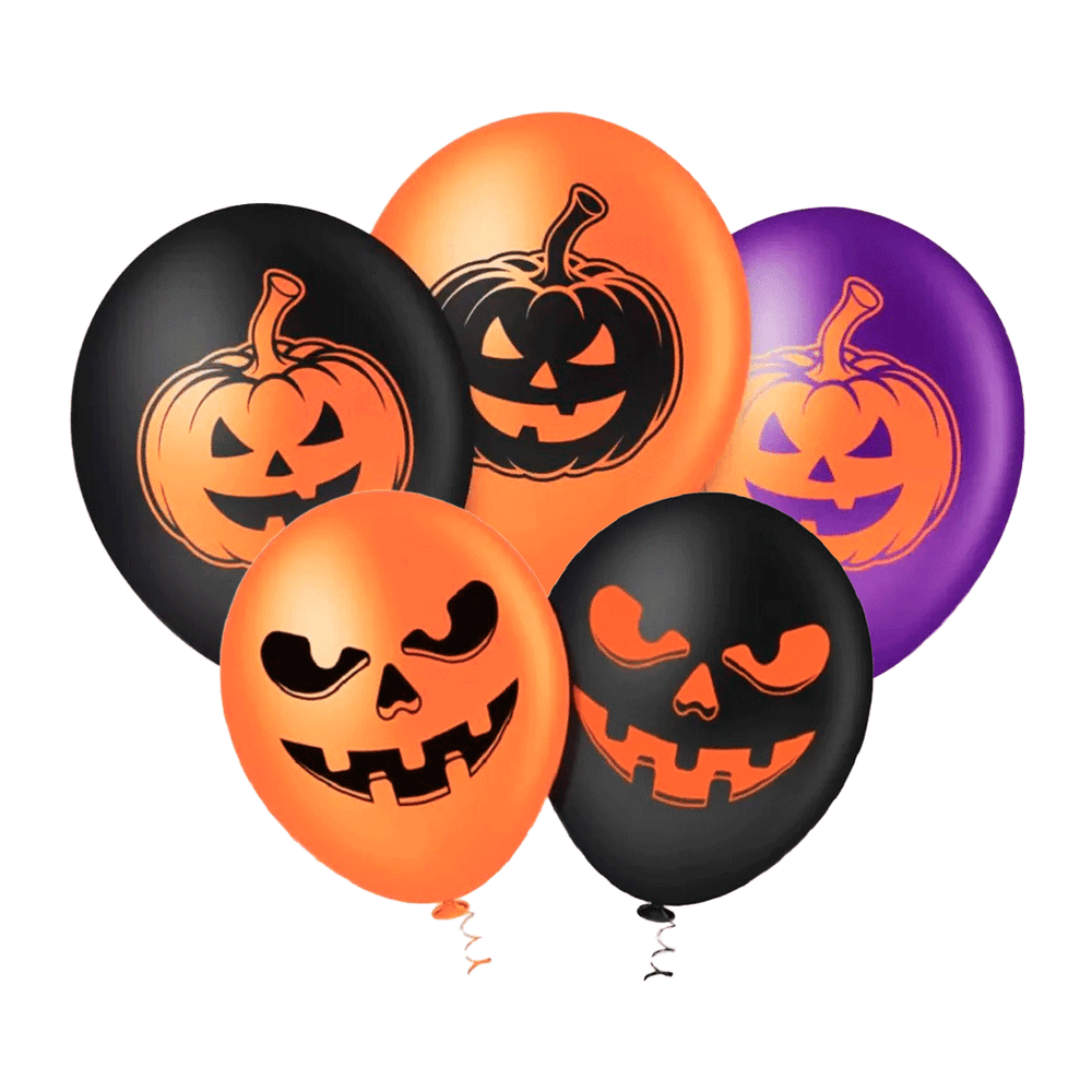 Balao-Pic-Pic-Halloween-Abobora-Sortida-N-10-C-25-uni Balao-Pic-Pic-Halloween-Abobora-Sortida-N-10-C-25-uni