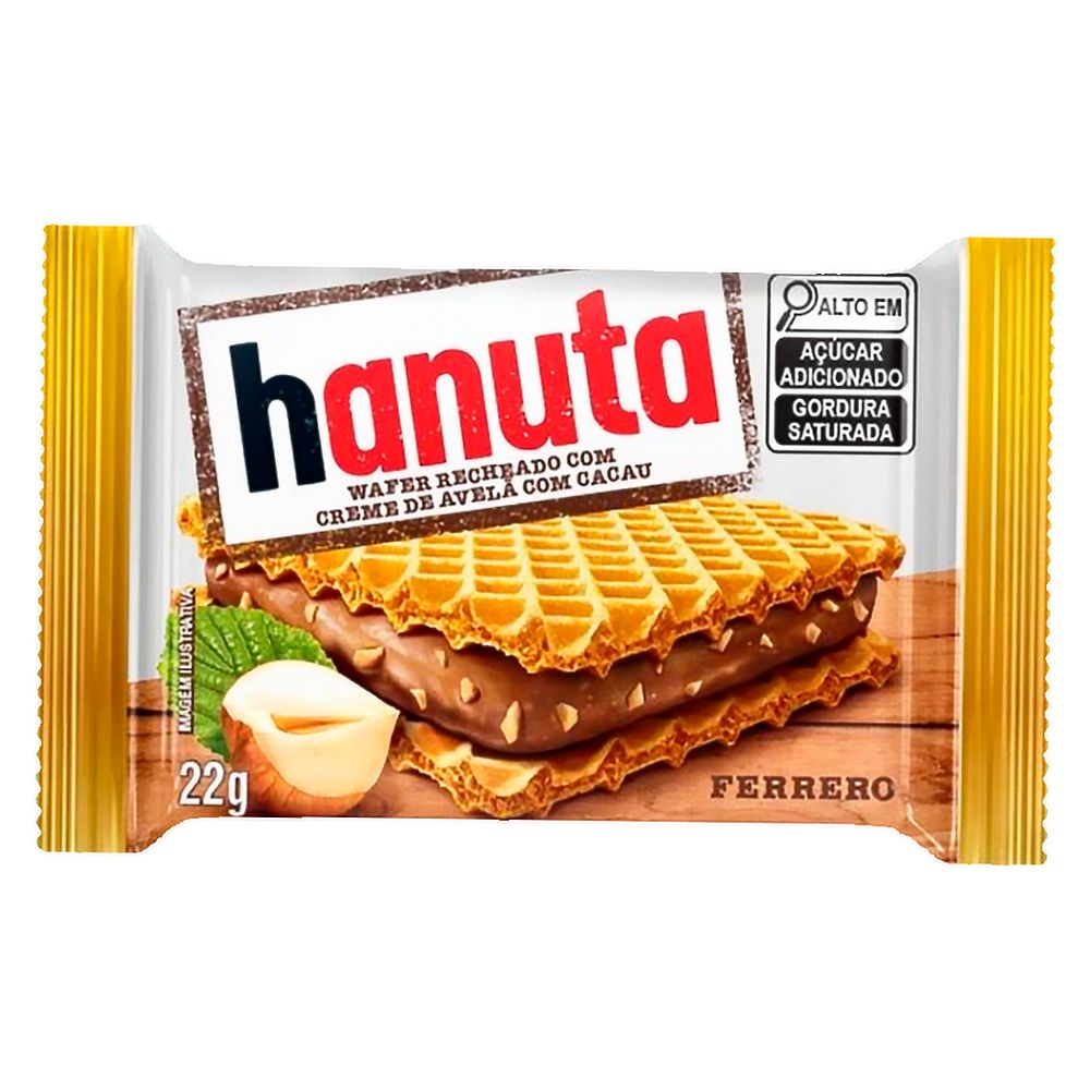 Wafer-recheado-Hanuta-22gr---Ferrero Wafer-recheado-Hanuta-22gr---Ferrero