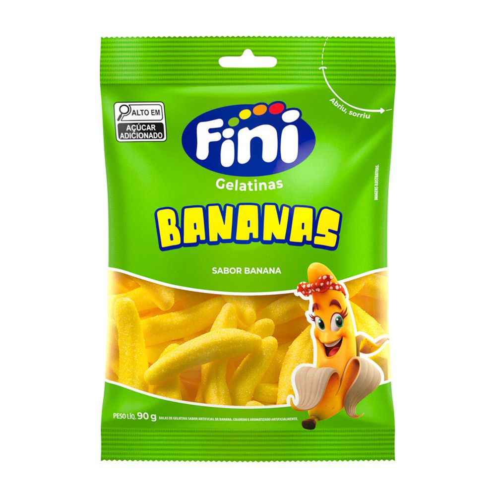 Bala-Gelatina-Banana-90Gr---Fini Bala-Gelatina-Banana-90Gr---Fini