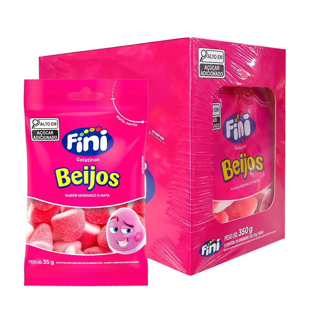 Gelatina-Beijos-10x35gr---Fini Gelatina-Beijos-10x35gr---Fini