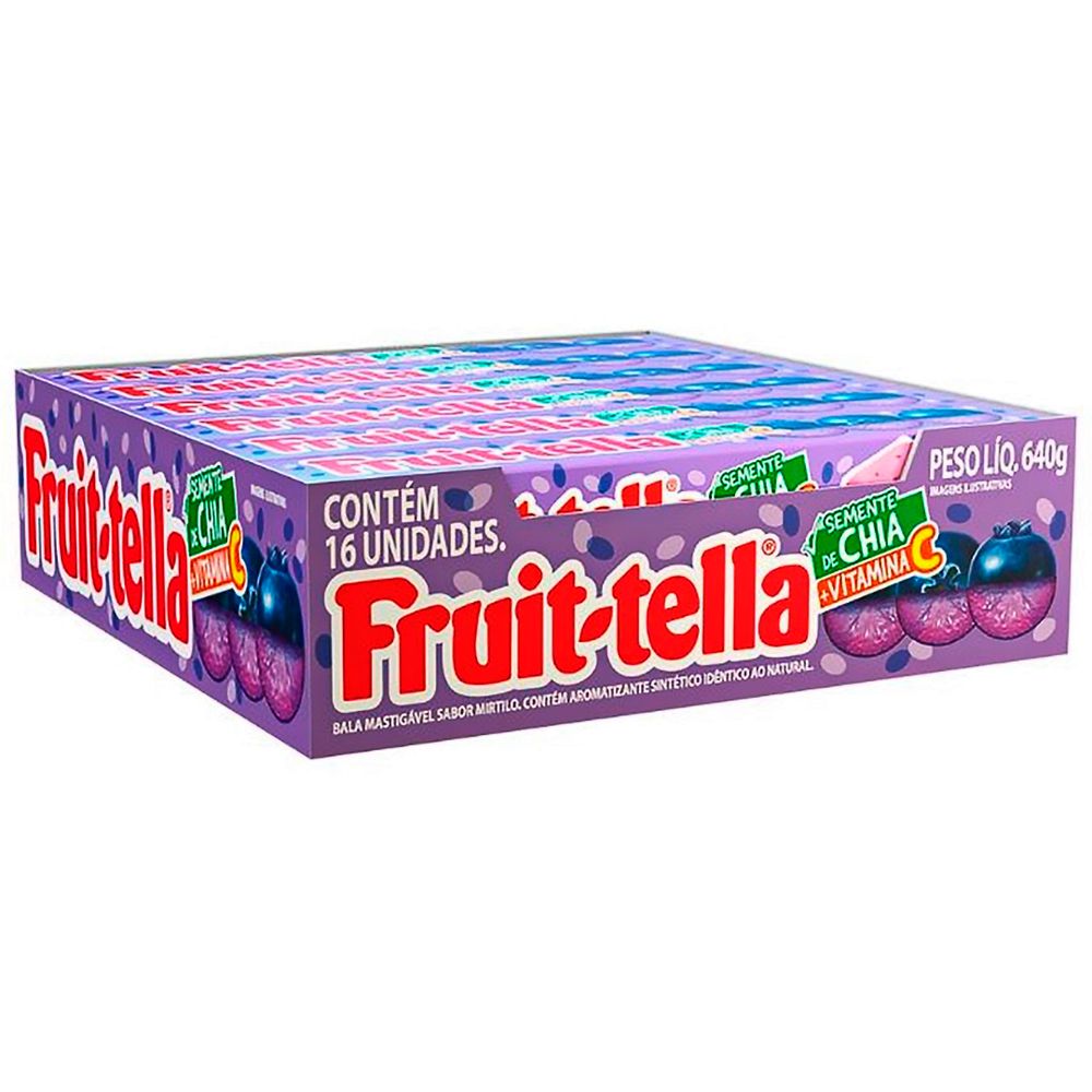 Drops-Fruittella-Bluberry---Chia-com-16-unidades Drops-Fruittella-Bluberry---Chia-com-16-unidades